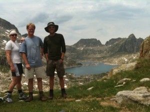 Lucy, Ross and me, in front of Estany Tort de Rius