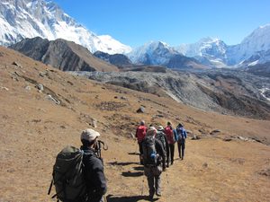 En route to Island Peak En route to Island Peak